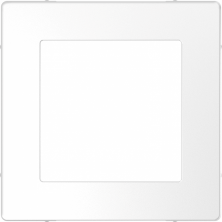 D-Life - cadre de finition pour méca 45x45 Unica - blanc lotus - 1 poste