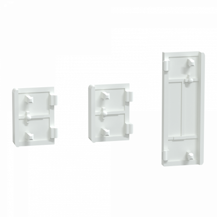 SpaceLogic KNX - D-Life - Dynamique - 1 touche médiane + 2 petites - Blanc lotus