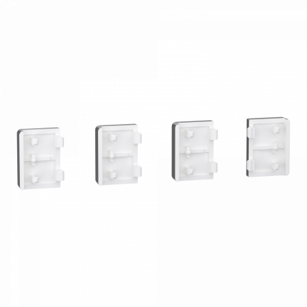 SpaceLogic KNX - D-Life - Dynamique - 4 touches petites - Métal - Nickel