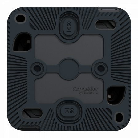 Mureva Styl - Double va et vient - saillie - IP55 - IK08 - connexion auto - gris