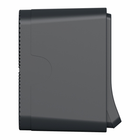 Mureva Styl - Double PC 2P+T schuko précâblée horiz - saillie - IP55 IK08 - gris