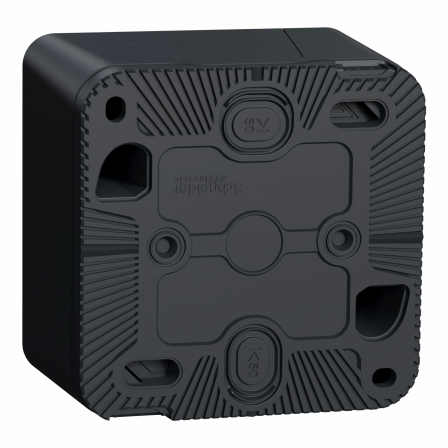 Mureva Styl - Prise de courant 2P+T schuko - saillie - IP55 - IK08 - gris