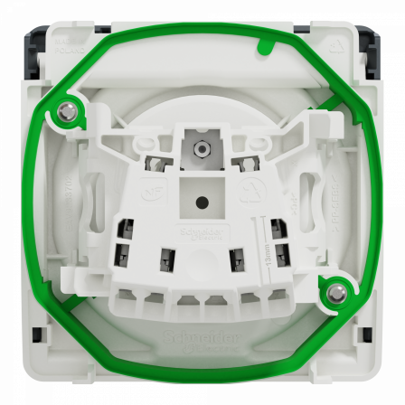 Mureva Styl - Prise de courant 2P+T - composable -IP55-IK08 - connex auto - gris