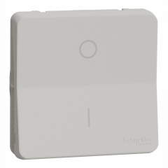 Mureva Styl - Interrupteur bipolaire - composable - IP55 - IK08 - blanc