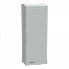 PanelSeT - Armoire polyester socle + toit 1250x500x420- IP44 Ral 7035