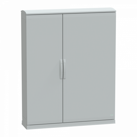 PanelSeT - Armoire polyester socle + toit 1500x1250x320- IP44 Ral 7035