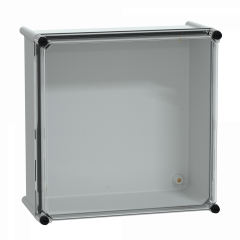 PanelSeT PLS - Boite avec Couvercle transparent 36x36x18 Ral 7035