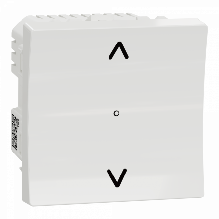 Wiser Unica - interrupteur volet-roulant - 4A - zigbee - blanc - méca seul