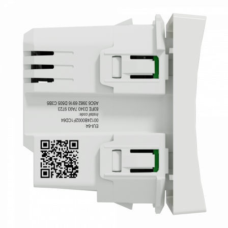 Wiser Unica - variateur poussoir - 2 fils - zigbee - blanc - méca seul