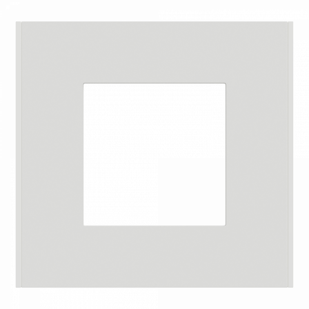 Unica Déco Essentielle - Plaque de finition - Blanc  - 1 poste