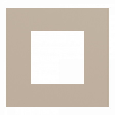 Unica Déco Essentielle - Plaque de finition - Taupe  - 1 poste