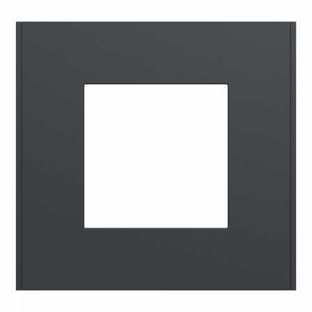 Unica Déco Essentielle - Plaque de finition - Anthracite  - 1 poste