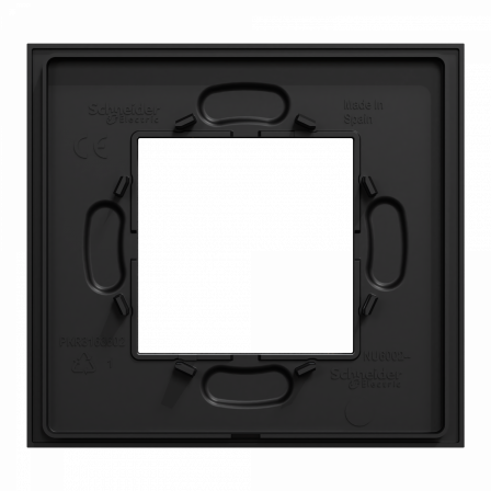 Unica Déco Signature - Plaque finition recyclée - Noir nuancé - 1P