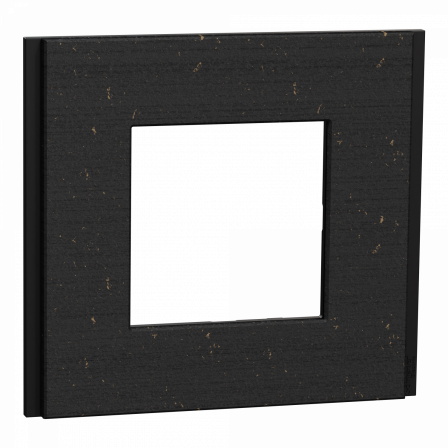 Unica Déco Signature - Plaque finition recyclée - Noir nuancé - 1P
