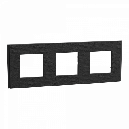 Unica Déco Signature - Plaque de finition - Ardoise - 3P horiz vert