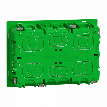 Unica - boîte de concentration encastrée - 2 rangées de 8 mod - à compléter