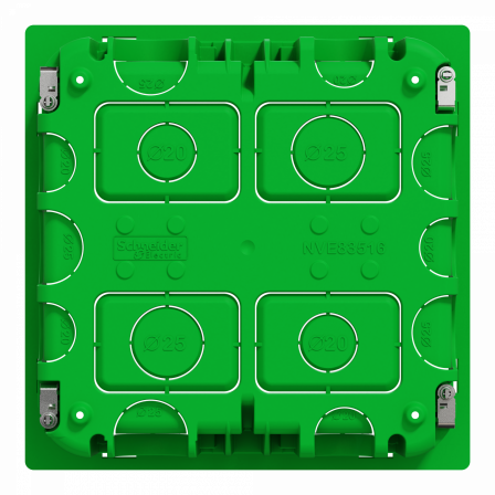 Unica - boîte de concentration encastrée - 2 col de 4 mod - à compléter