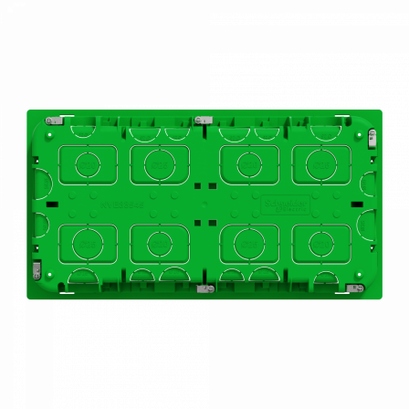 Unica - boîte de concentration encastrée - 4 col de 4 mod - à compléter