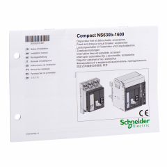 NOTICE DISJONCTEUR/ACCESSOIRES NS 630B/1600