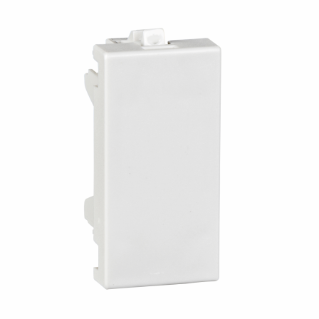 Actassi - obturateur encliquetable 22,5x45mm blanc polaire - volet blanc