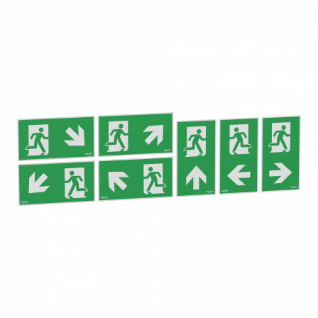 Exiway - kit pictogrammes flèches dédiées Smartexit