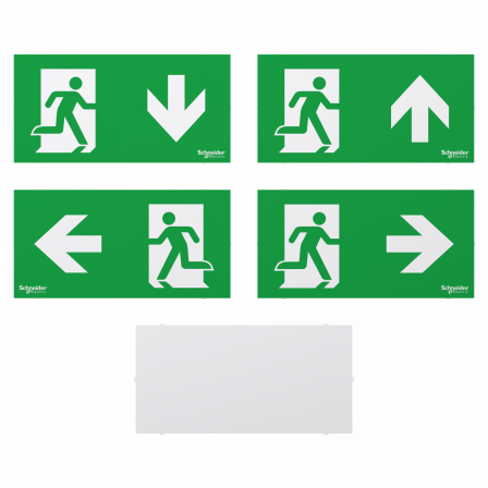 Exiway - Jeu de 5 Pictos de rechange Spot Smartbeam