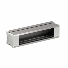 OptiLine 45 - boitier vide de prises de base - 4 modules - aluminium - L= 240mm