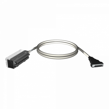 Modicon X80 - cordon - connecteur 20 contacts - connecteur SUB-D25 - 1,5m