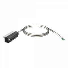 Modicon X80 - cordon - connecteur 20 contacts - fils volants 1 extrémité - 3m