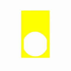 ETIQU V. 30X50 JAUNE POUR