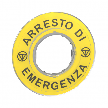 ETIQUETTE 3D ARRESTO DI E