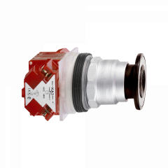 Harmony 9001K - bouton-pous. - Ø30 - noir - coup-de-poing Ø41 - 2 pos.- 1OF