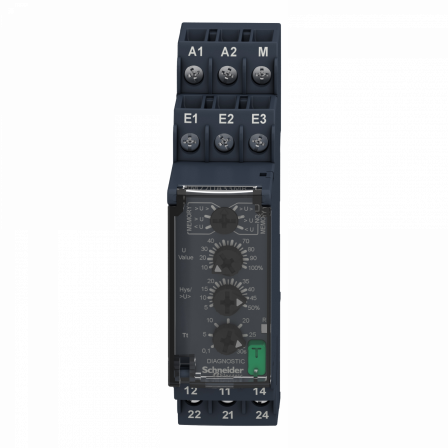 Harmony  RM22 - relais sur/sous-tension - 15 à 500V - 2OF - 24 à 240Vca/cc