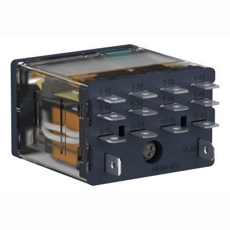 Harmony Relay RP - relais puissance - embroch - test - DEL - 4OF - 15A - 110VDC