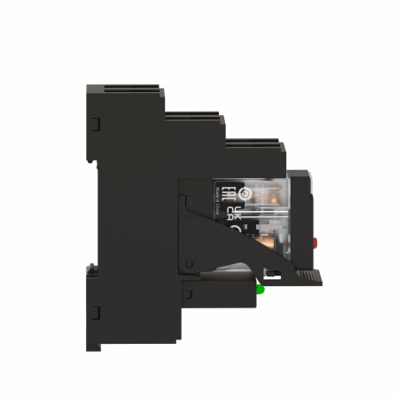 Harmony  RXG - relais embroc monté sur embase - test + DEL - 1OF 10A - 24VAC