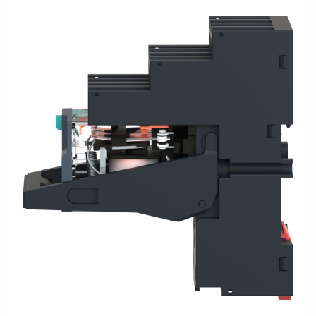 Harmony Relay RXM - relais sur embase cont séparés - 4OF - 6A - test+DEL - 24VDC