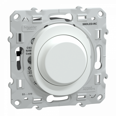 Ovalis - Variateur de lumière universel - 2/3 fils - Blanc