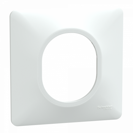 Ovalis - Lot de 360 plaques de finition de coloris blanc S320702
