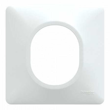 Ovalis - Lot de 360 plaques de finition de coloris blanc S320702