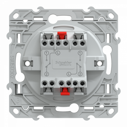 Ovalis - double va et vient - 10AX - Anthracite