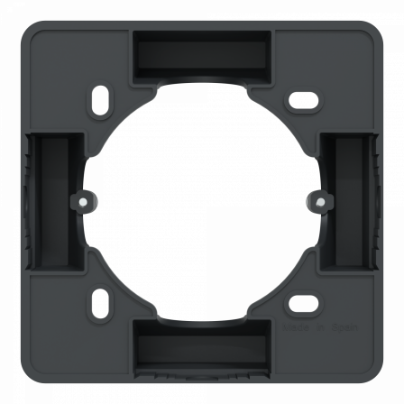 Ovalis - Boîte support 36 mm pour montage en saillie - Anthracite