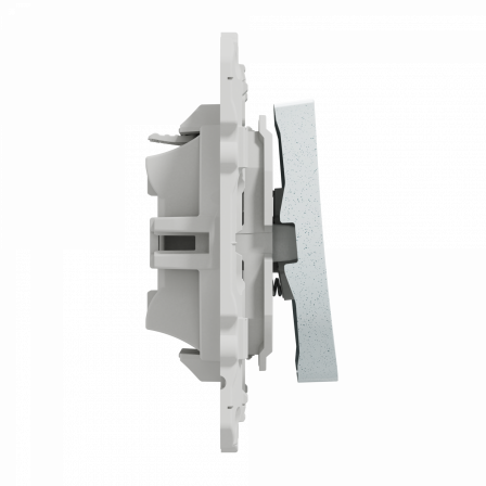 Odace - poussoir - blanc Recyclé - 10A