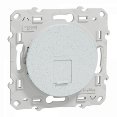 Odace - prise RJ45 cat.6 STP - grade 2TV min à grade 3TV (+ multi) - blc recyclé