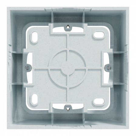 Odace Styl -  boîte pour montage en saillie 1 poste blanc recyclé 1 poste