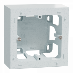 Odace Styl -  boîte pour montage en saillie 1 poste blanc recyclé 1 poste