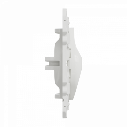 Odace - blanc - prise optique 2 sorties - compléter avec traversée VDIB6082001
