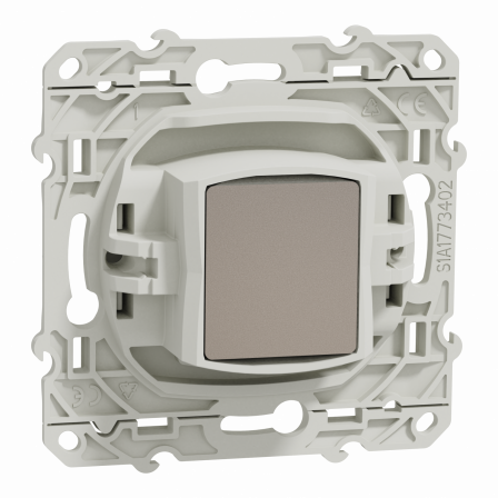 Odace - prise TV simple - Antibacterien