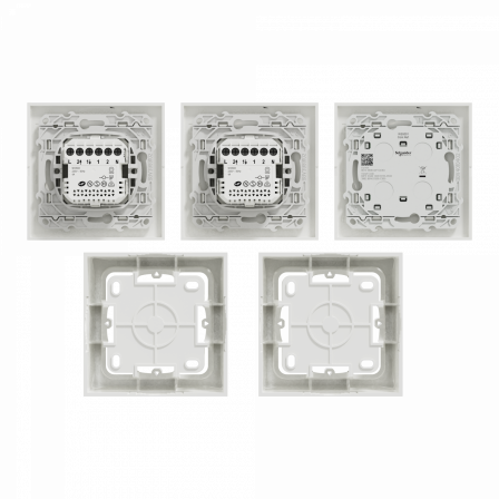 Wiser Odace - Kit commande sans fils et 2 volets roulants zigbee 3.0 saillie