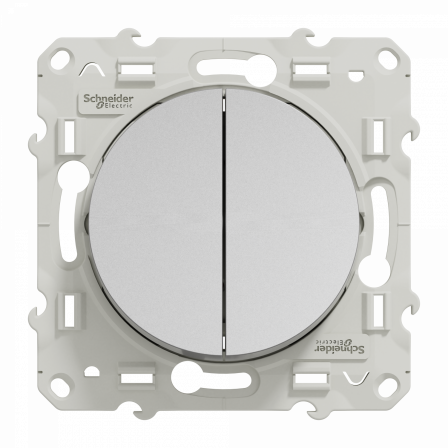 Odace - double va-et-vient - aluminium  - connexion rapide
