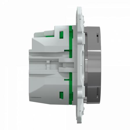Wiser Odace - Thermostat connecté filaire - 2A - Aluminium